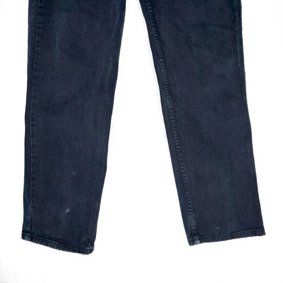 Levi’s Silvertab Black Jeans Loose Denim Pants Size 7 28x31 Vintage Y2K 90s USA - Picture 4 of 13